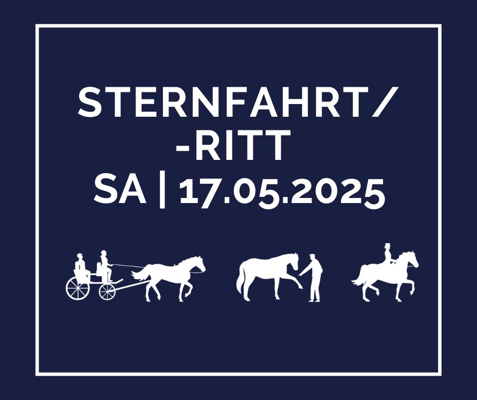STERNFAHRT/-RITT am 17.05.2025